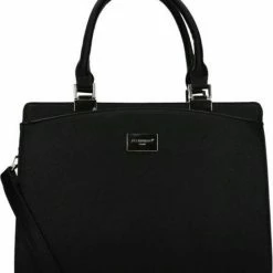 Goedkoop 🥰 Flash-uitverkoop 🔔 Flora & Co Schoudertas Saffiano - Zwart 🛒 🎉 -Tassen-Dames Verkoop 550x633 3