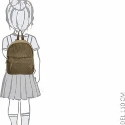 Nieuw ✔️ Coupon ✔️ Beagles Navarra Rugzak - Olijfgroen 😀 🔥 -Tassen-Dames Verkoop 550x633 8