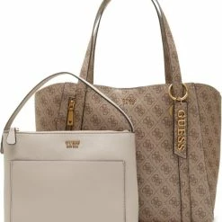 Aanbiedingen 🎉 Hete verkoop ✨ Guess Grote Shopper / Schoudertas / Tas Dames - Naya - Bruin 😉 🧨 -Tassen-Dames Verkoop 550x636 1