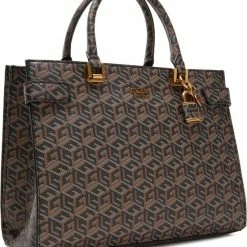 Goedkoop 🥰 Promo ⭐ Guess Medium Schoudertas / Crossbody Tas Dames - Atene - - Zwart 👍 🛒 -Tassen-Dames Verkoop 550x636 4