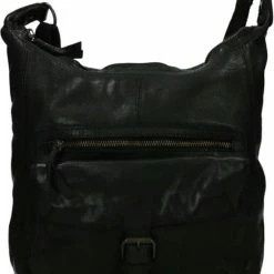 Beste recensies van 👏 Goedkoop 😉 Bear Design Medium Schoudertas / Crossbody Tas Dames - Leer - Cow Lavato - Zwart ✔️ 😀 -Tassen-Dames Verkoop 550x641 1