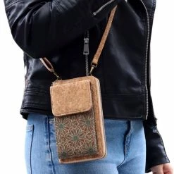 Begroting ⌛ Kopen 😀 Geen Merk Aanduiding VIQRI - Compact Telefoontasje - Dames Portemonnee Tas - RFID Anti Skim - Dames Tas - Portemonnee - Leer - Kurk - Dames - Cadeau - Bruin - Naturel - Blauw - Metaal - Crossbody 🧨 🛒 -Tassen-Dames Verkoop 550x645 2