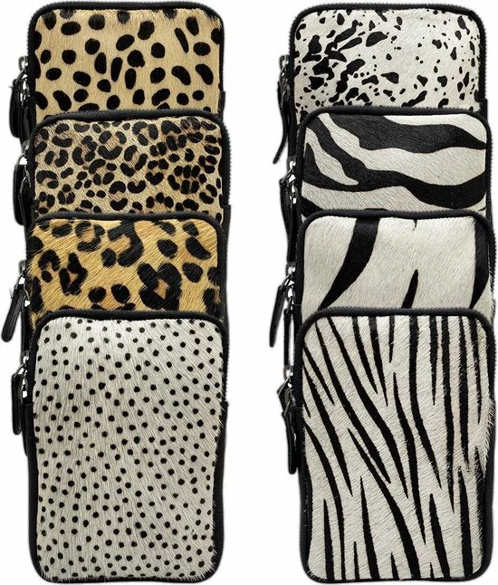 Flash-uitverkoop π₯° Nieuw π Arrigo Leren Telefoontasje Dames Met Een Verstelbare Schouderband - Zwart Met Dierenprint -Telefoon Hoesje β π 10 Flash-uitverkoop π₯° Nieuw π Arrigo Leren Telefoontasje Dames Met Een Verstelbare Schouderband - Zwart Met Dierenprint -Telefoon Hoesje β π - Afbeelding 8