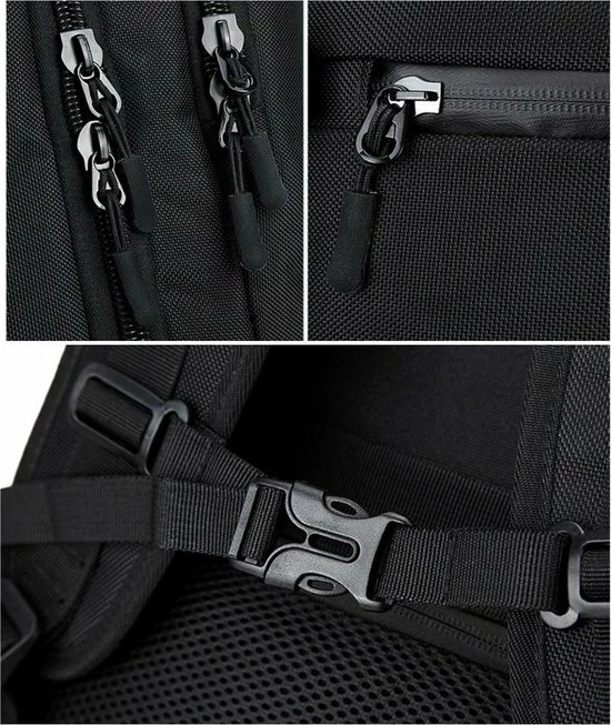 Nieuw β€οΈ Nieuw π Omnistow π π Handbagage Rugzak - 47x29x20cm - Cabin Approved π π Backpack - Zwart - 27L - Waterafstotend - Laptopvak π π 11 Nieuw β€οΈ Nieuw π Omnistow π π Handbagage Rugzak - 47x29x20cm - Cabin Approved π π Backpack - Zwart - 27L - Waterafstotend - Laptopvak π π - Afbeelding 9