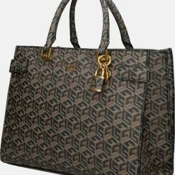 Goedkoop 🥰 Promo ⭐ Guess Medium Schoudertas / Crossbody Tas Dames - Atene - - Zwart 👍 🛒 -Tassen-Dames Verkoop 550x653 3