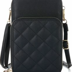 Groothandel 🔔 Promo 😀 Michelle Bags And Accessoiries Telefoon- Crossbodytasje Met Veel Opbergmogelijkheden, Zwart - Michelle 👍 ⌛