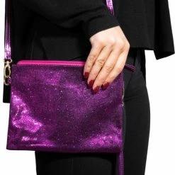 Aanbiedingen 👏 Goedkoop 🤩 CHIAMAX Glitter Schoudertas - Paars - Disco - Feest - Festival - Party - Verbeterde Versie 🌟 🔥