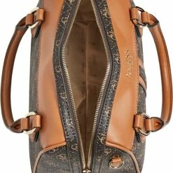 Beste Verkoop 🔥 Beste recensies van 🛒 Guess Noelle Dames Schoudertas - Bruin Multi - Maat Geen 💯 ⌛ -Tassen-Dames Verkoop 550x664 2