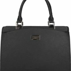 Goedkoop π₯° Flash-uitverkoop π Flora & Co Schoudertas Saffiano - Zwart π π