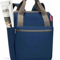 Hete verkoop 🌟 Hete verkoop 👍 Reisenthel Allrounder R Schouder/ Rugtas - Maat R - 12L - Dots Zwart 🛒 😀 -Tassen-Dames Verkoop 550x668 2