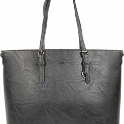 Uitgang ✔️ Coupon 😉 Qischa® Schoudertas Zwart Luxe Skai Leder Geschikt Voor Laptop. Extra Hoog, Geschikt Voor A4 Mappen. Ideaal Te Gebruiken Voor School Of Werk. 👍 ❤️