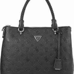 Beste Verkoop 🧨 Goedkoopste 🔔 GUESS Shopper Dames / Handtas - Leer - Helaina PB - Zwart ⌛ 🎁