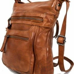 Goedkoop 👏 Begroting ✔️ Bear Design Marion Leren Schoudertas - Cognac 😀 ⭐ -Tassen-Dames Verkoop 550x680 2