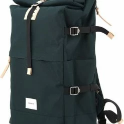 Coupon ✔️ Uitgang ✨ Sandqvist Rugzak Bernt Dark Green SQA1371- Rolltop Rugtas 💯 😍 -Tassen-Dames Verkoop 550x683 1