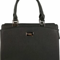 Goedkoop 🥰 Flash-uitverkoop 🔔 Flora & Co Schoudertas Saffiano - Zwart 🛒 🎉 -Tassen-Dames Verkoop 550x685 2