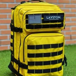 Flash-uitverkoop 🎁 Coupon 😍 Layton LAYSTON. - 45L Sport School Werk Rugtas - Sport Rugzak - Tactical 🎒 🎒 Backpack - Waterafstotend - Geel 🔥 ⌛ -Tassen-Dames Verkoop 550x686 2