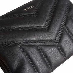 Beste Verkoop 😉 Top 10 ✨ Ted Baker Ayahla Dames Crossbody TasSchoudertas Leer - Zwart 🎉 🔔 -Tassen-Dames Verkoop 550x687 4