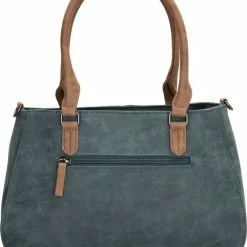 Beste Verkoop ⭐ Goedkoopste 🎁 Nuba Design Schoudertas / Handtas Dames Veel Vakjes Blauw 🛒 😉 -Tassen-Dames Verkoop 550x694 6