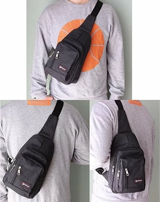 Beste deal π Beste deal π€© Fana Bags Crossbodytas Stof Zwart - Sling Bag - Herentassen Schuin - Rugzak Schuine Schouderband π π 8 Beste deal π Beste deal π€© Fana Bags Crossbodytas Stof Zwart - Sling Bag - Herentassen Schuin - Rugzak Schuine Schouderband π π - Afbeelding 6