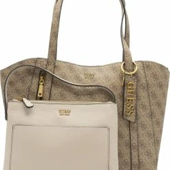 Aanbiedingen 🎉 Hete verkoop ✨ Guess Grote Shopper / Schoudertas / Tas Dames - Naya - Bruin 😉 🧨 -Tassen-Dames Verkoop 550x704 3