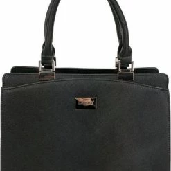 Goedkoop 🥰 Flash-uitverkoop 🔔 Flora & Co Schoudertas Saffiano - Zwart 🛒 🎉 -Tassen-Dames Verkoop 550x704 5