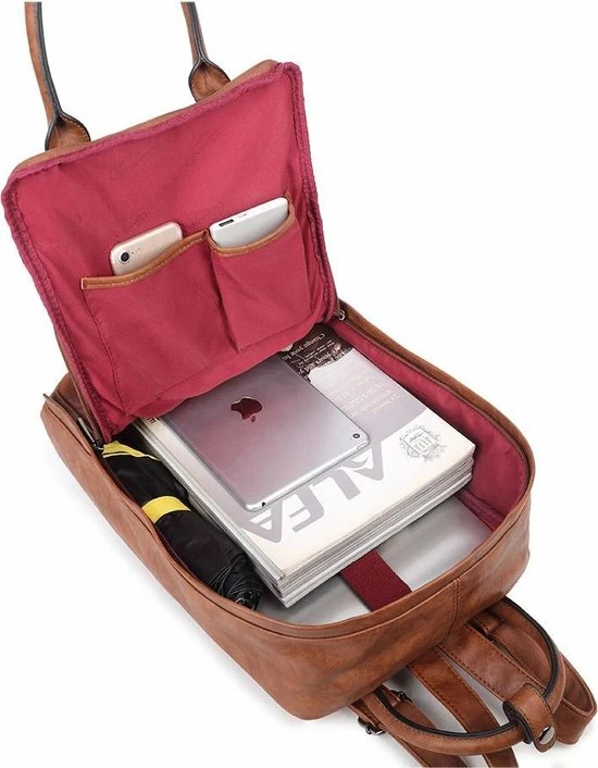 Flash-uitverkoop π Beste deal π Wimona Amalia 5016 Rugtas / Handtas - Cognac π π 7 Flash-uitverkoop π Beste deal π Wimona Amalia 5016 Rugtas / Handtas - Cognac π π - Afbeelding 5