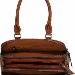Top 10 🔔 Begroting ⭐ Charm London Chelsea Handtas - Cognac 🎉 👍 -Tassen-Dames Verkoop 550x709 3