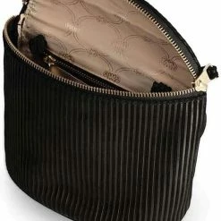 Flash-uitverkoop 🌟 Hete verkoop 🧨 Fred De La Bretoniere Dames Crossbody Tas / Schoudertas - Printed Suede - Zwart 🔔 🧨 -Tassen-Dames Verkoop 550x714 3