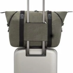 Begroting 😉 Beste Pirce 🧨 Kipling Schoudertas / Crossbody Tas Dames - Polyamide - Art M - Groen ❤️ 🤩 -Tassen-Dames Verkoop 550x721 7