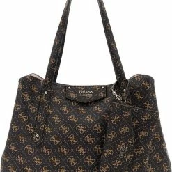 Korting ✨ Flash-uitverkoop 🌟 Guess Medium Schoudertas / Crossbody Tas Dames - Eco Brenton - Bruin 🎁 ⌛ -Tassen-Dames Verkoop 550x725 4