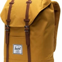 Hete verkoop ✔️ Korting 😉 Herschel Retreat - Harvest Gold / Rugzak Met 15" Fleece Gevoerd Laptopvak - 19.5L Opbergruimte - Magnetische Sluiting / Met Levenslange Fabrieksgarantie / Limited Lifetime Warranty / Geel 🧨 👍 -Tassen-Dames Verkoop 550x727 5