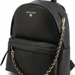 Promo 😀 Hete verkoop ⌛ Michael Kors Slater Dames Rugzak Leer - Zwart 🌟 ⭐ -Tassen-Dames Verkoop 550x730 1