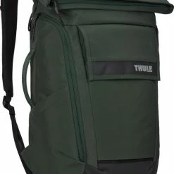 Beste Verkoop 😍 Groothandel 🧨 Thule Paramount 🎒 🎒 Backpack 24L - Laptop Rugzak 15.6 Inch - Racing Green ⌛ 🥰