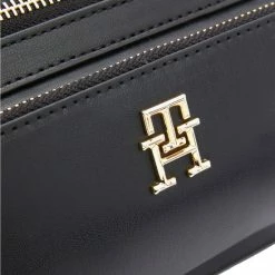 Beste deal ✨ Beste recensies van 😀 Tommy Hilfiger Iconic Dames Crossbody Tas Kunstleer - Zwart 🔥 🤩 -Tassen-Dames Verkoop 550x732 13