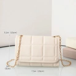 Nieuw 👏 Korting 🎉 Dionnes Tas Dames Crossbody Beige ❤️ 😀 -Tassen-Dames Verkoop 550x732 20