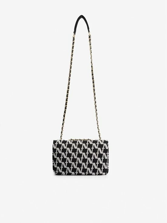 Hete verkoop π₯° Groothandel 𧨠Nikkie Dames Handtas / Schoudertas / Crossbody Tas - Tweed - Zwart β€οΈ π 6 Hete verkoop π₯° Groothandel 𧨠Nikkie Dames Handtas / Schoudertas / Crossbody Tas - Tweed - Zwart β€οΈ π - Afbeelding 4