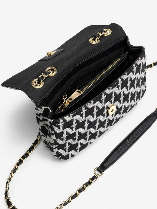 Hete verkoop π₯° Groothandel 𧨠Nikkie Dames Handtas / Schoudertas / Crossbody Tas - Tweed - Zwart β€οΈ π 7 Hete verkoop π₯° Groothandel 𧨠Nikkie Dames Handtas / Schoudertas / Crossbody Tas - Tweed - Zwart β€οΈ π - Afbeelding 5