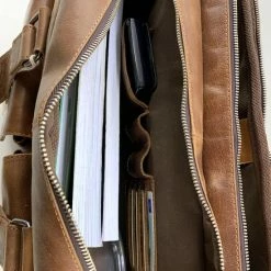 Coupon 🧨 Beste deal ⭐ Van Fiel Laptoptas Geschikt Tm 17 Inch Cognac 🛒 🎁 -Tassen-Dames Verkoop 550x733 32