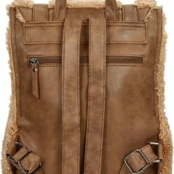 Promo 🧨 Gloednieuw 🥰 Enrico Benetti Teddy Rugzak 66654 - Camel 🎁 😍 -Tassen-Dames Verkoop 550x738 3