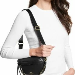 Coupon 🛒 Beste Verkoop 😀 Michael Kors Slater Funny Bag Dames - Zwart ❤️ 💯 -Tassen-Dames Verkoop 550x740 5