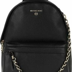 Promo 😀 Hete verkoop ⌛ Michael Kors Slater Dames Rugzak Leer - Zwart 🌟 ⭐