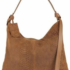 Goedkoopste ✨ Goedkoop 😍 Burkely By Bol.Com Eline - Hobo - Cognac ⌛ 😀