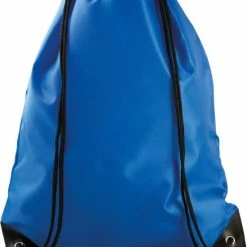 Goedkoopste ❤️ Coupon 💯 Merkloos Sport Gymtas/draagtas In Kleur Kobalt Blauw Met Handig Rijgkoord 34 X 44 Cm Van Polyester En Verstevigde Hoeken 👍 💯