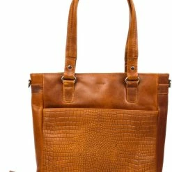 Beste Pirce ❤️ Hete verkoop 🤩 DSTRCT Limited Croco Handtas Cognac 🎉 🧨 -Tassen-Dames Verkoop 550x753 4