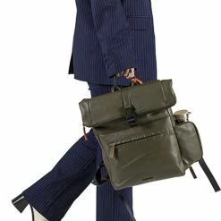 Beste Verkoop 🔔 Coupon 😀 Burkely On The Move Unisex Moving Maddox Rugtas 14'' - Groen ⭐ ✨ -Tassen-Dames Verkoop 550x754 5