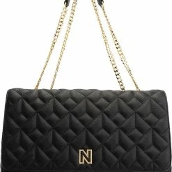 Begroting ⭐ Promo 🤩 Nikkie Dames Schoudertas / Crossbody Tas - Avril - Zwart 😀 😍