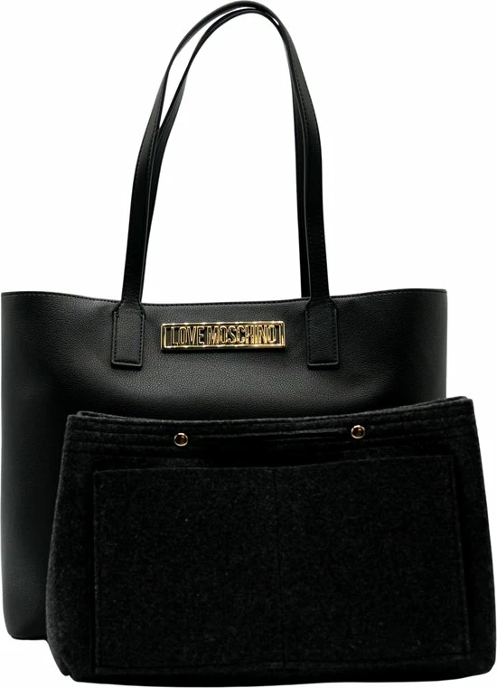 Flash-uitverkoop π― Groothandel π Love Moschino Dames Shopper Kunstleer - Zwart β π 12 Flash-uitverkoop π― Groothandel π Love Moschino Dames Shopper Kunstleer - Zwart β π - Afbeelding 10