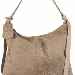 Goedkoopste 👏 Beste deal 🔔 Burkely By Bol.Com Eline - Hobo - Taupe 💯 🧨