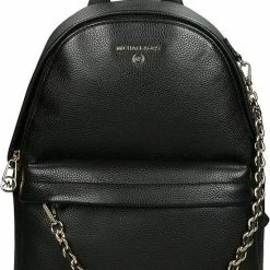 Promo 😀 Hete verkoop ⌛ Michael Kors Slater Dames Rugzak Leer - Zwart 🌟 ⭐ -Tassen-Dames Verkoop 550x763 2