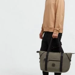 Begroting 😉 Beste Pirce 🧨 Kipling Schoudertas / Crossbody Tas Dames - Polyamide - Art M - Groen ❤️ 🤩 -Tassen-Dames Verkoop 550x763 5